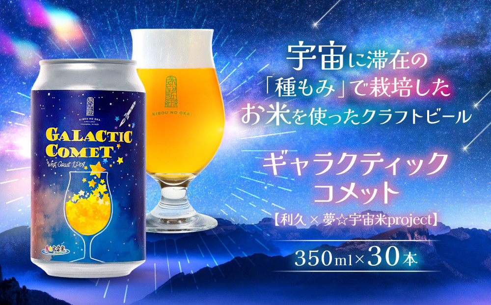 ［利久×夢☆宇宙米project］ クラフトビール ギャラクティックコメット 30本セット