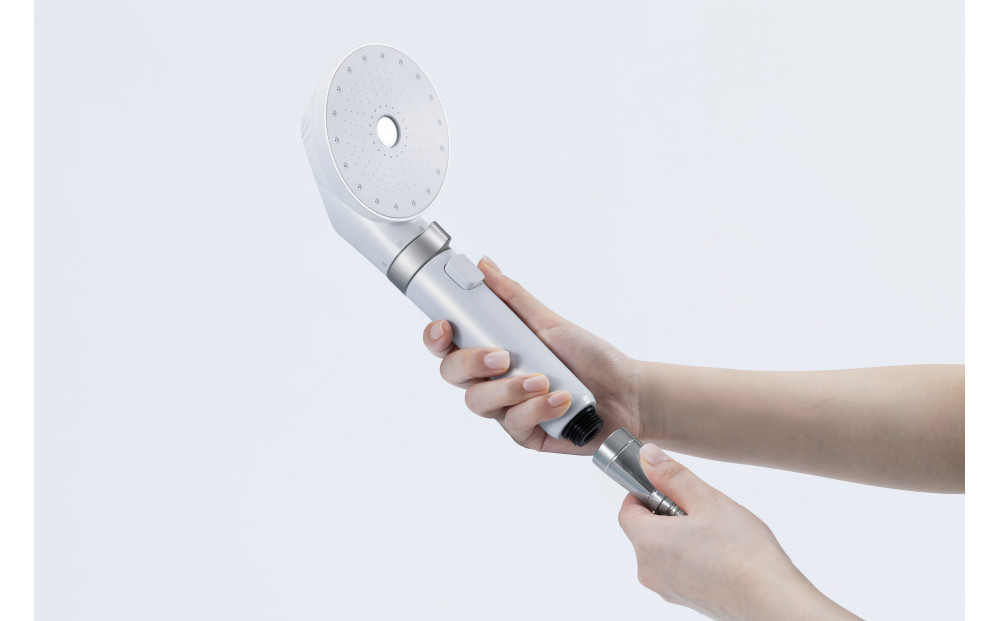 ウルトラファインバブルクレンジングシャワーヘッド SHJ-M01-W シェルホワイト