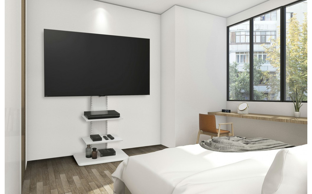 テレビ台 スタンドテレビ台 UTS-700R-OW オフホワイト