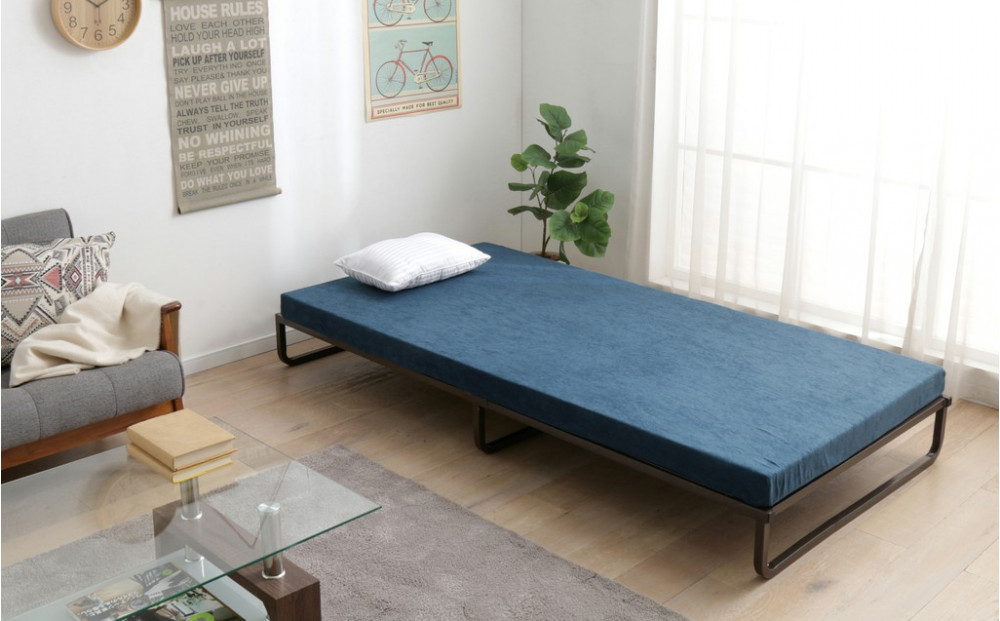 ベッド  フレームベッド パイプ アイリスオーヤマ 通気性 新生活 一人暮らし 収納 FMB-S ブラウン