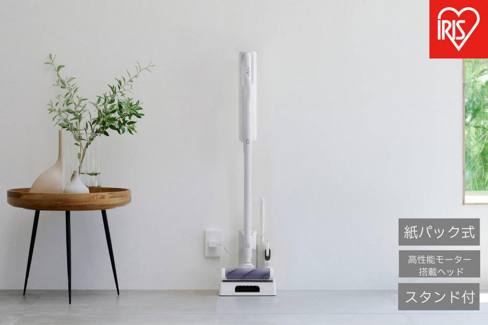 充電式紙パックスティッククリーナー SBD78DCBLP-W ホワイト