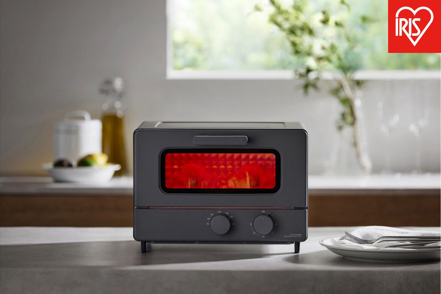 トースター オーブントースター 4枚焼き アイリスオーヤマ 家電 キッチン家電 電化製品 新生活 おしゃれ 一人暮らし かわいい 使いやすい EOT-401-H ウォームグレー
