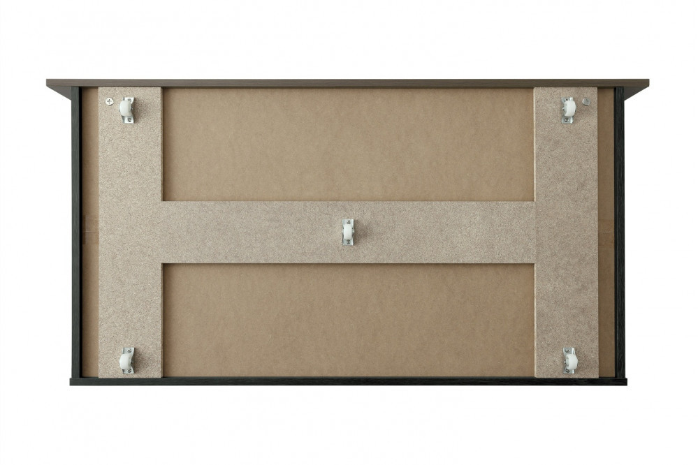 スチールベッド引き出し SBWｰHK ブラック/ナチュラル