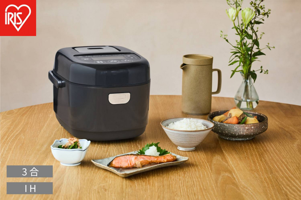 IHジャー炊飯器 3合 RC-IKB30-B ブラック