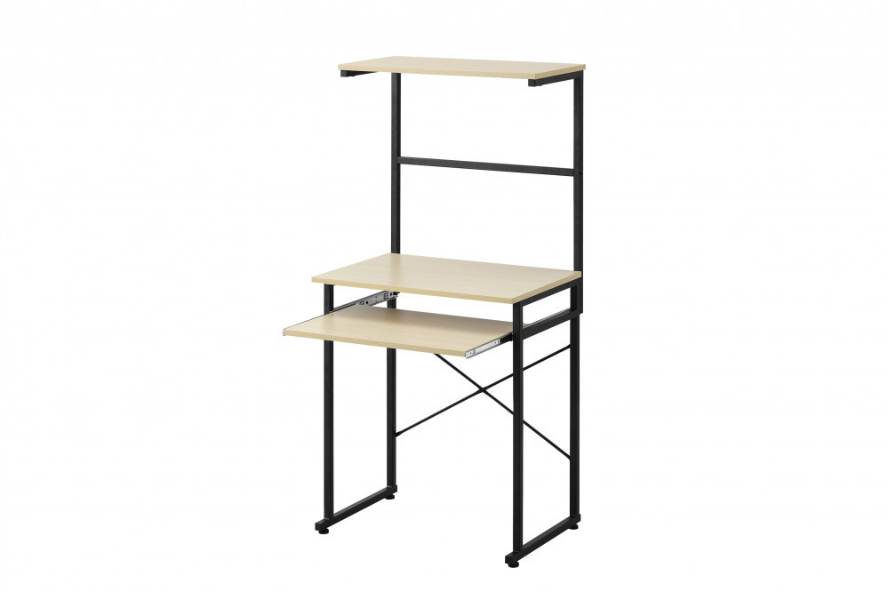 タワー型デスク TDK-6042R ナチュラル/ブラック