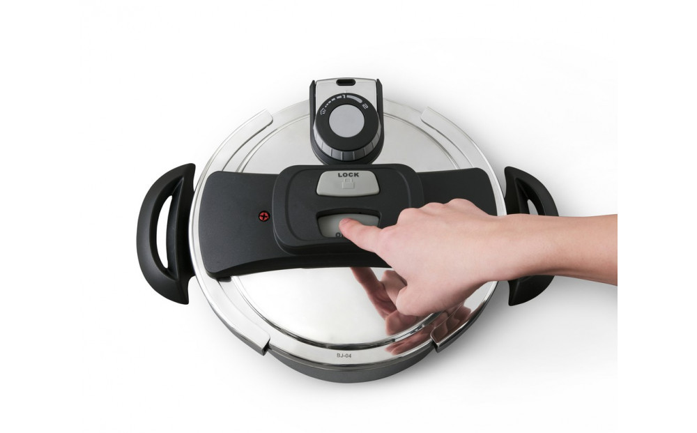 鍋 圧力鍋 両手圧力鍋 4L アイリスオーヤマ キッチン用品 IH ガス火 4点セットステンレス シルバー RAN-4L