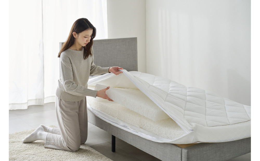 マットレス エアリーマットレス グランデ LX16A-S ホワイト