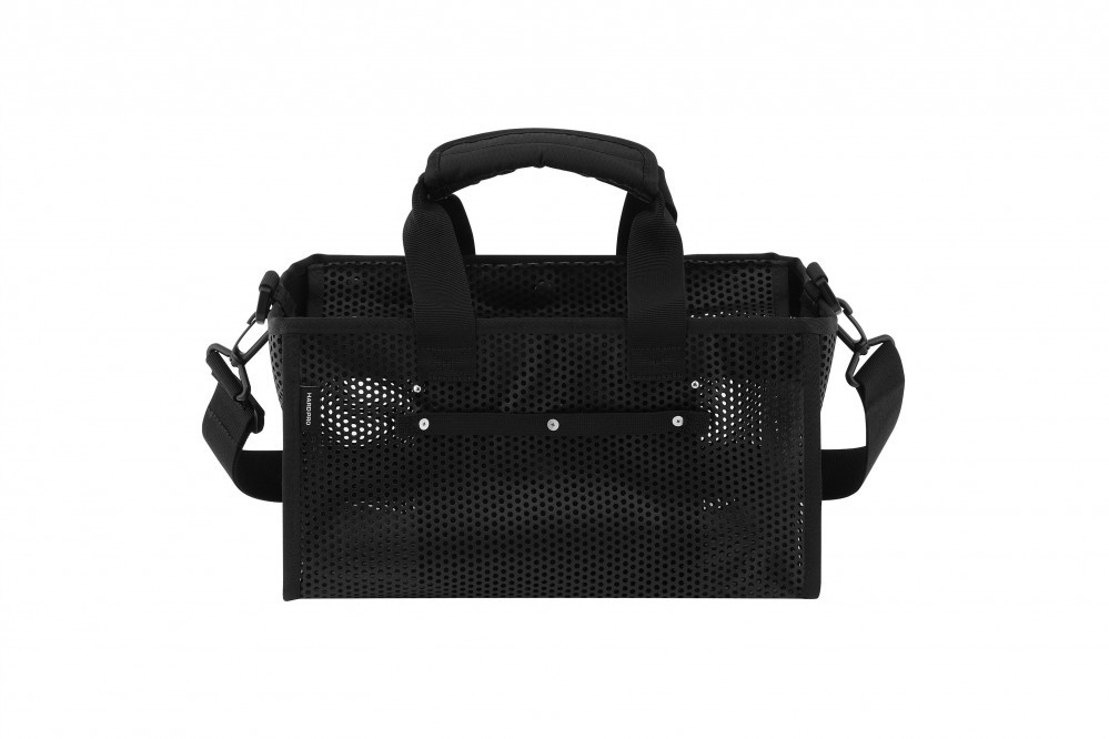 メッシュツールバッグ ボックスタイプ TLB-B35 ブラック