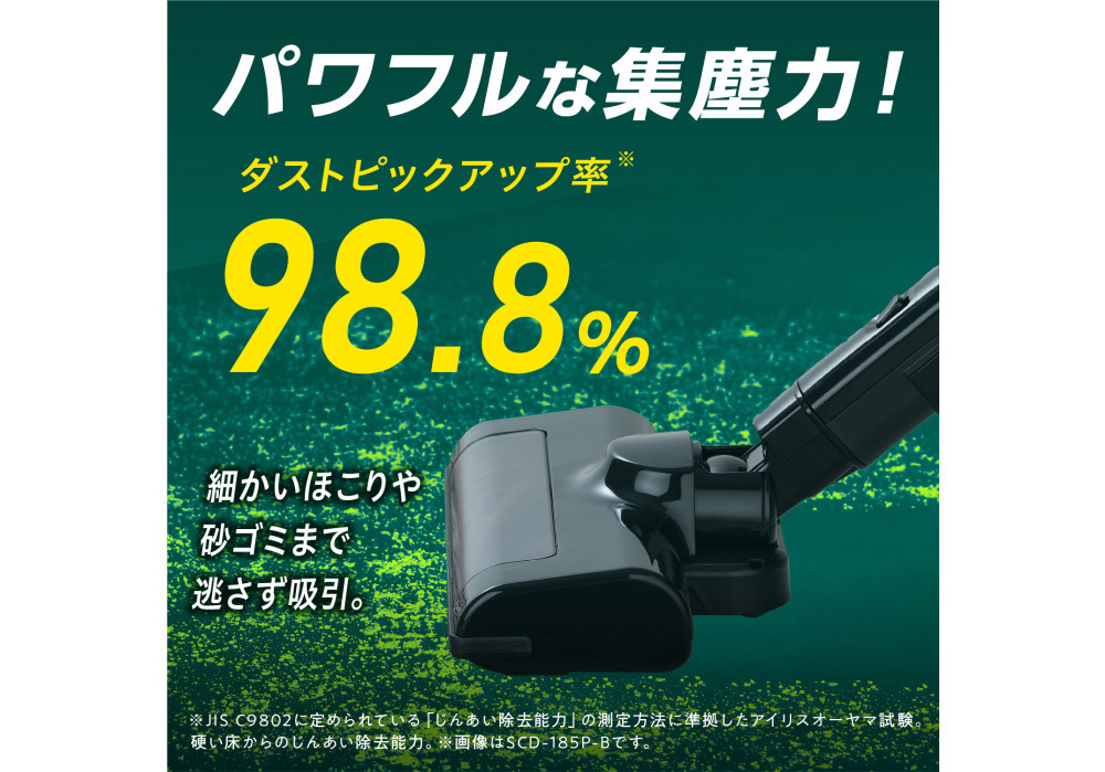 掃除機 充電式サイクロンスティッククリーナー アイリスオーヤマ ホワイト 充電式クリーナー サイクロンスティッククリーナー ハンディ スティック 軽量 2WAY 充電式 パワフル 吸引力 コンパクト 小型 自走式 おすすめ 人気 アイリス SCD-185P-W