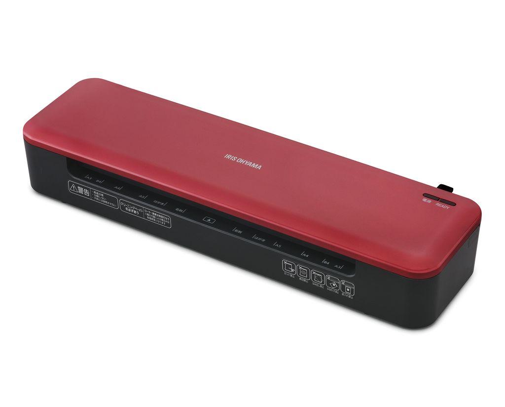 ラミネーター 高速起動ラミネーターA3 2本ローラー　KHSL-A322-R　レッド