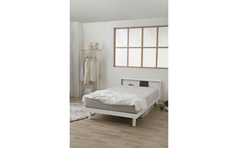 ベッド  すのこベッドＳＤ SNB-SD ホワイト