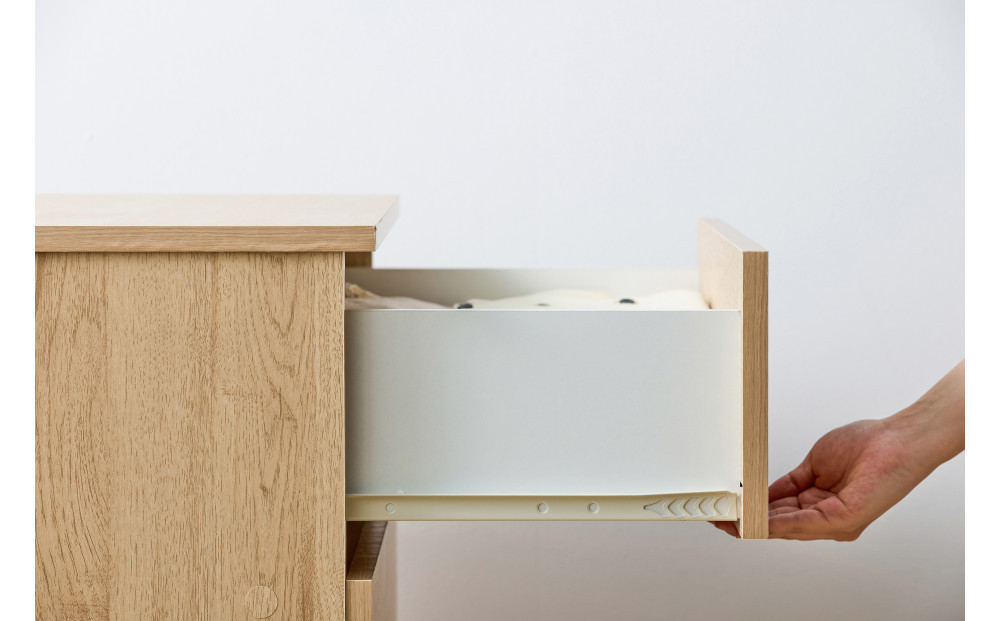 組立簡単ウッドチェスト KKWCｰ590 ナチュラル