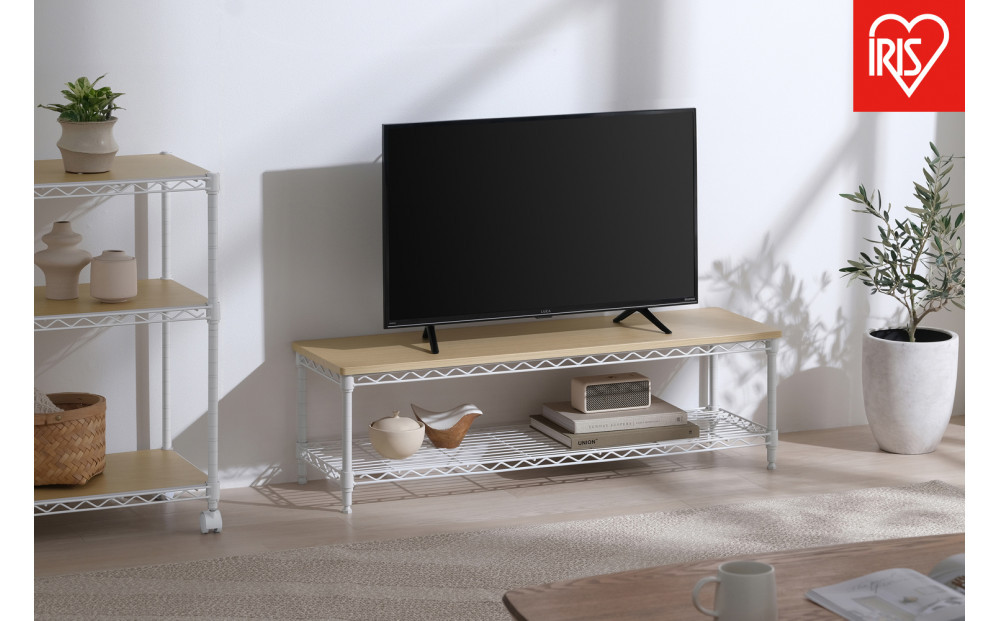 カラーメタルラック　ローボード CML-10302 ホワイト