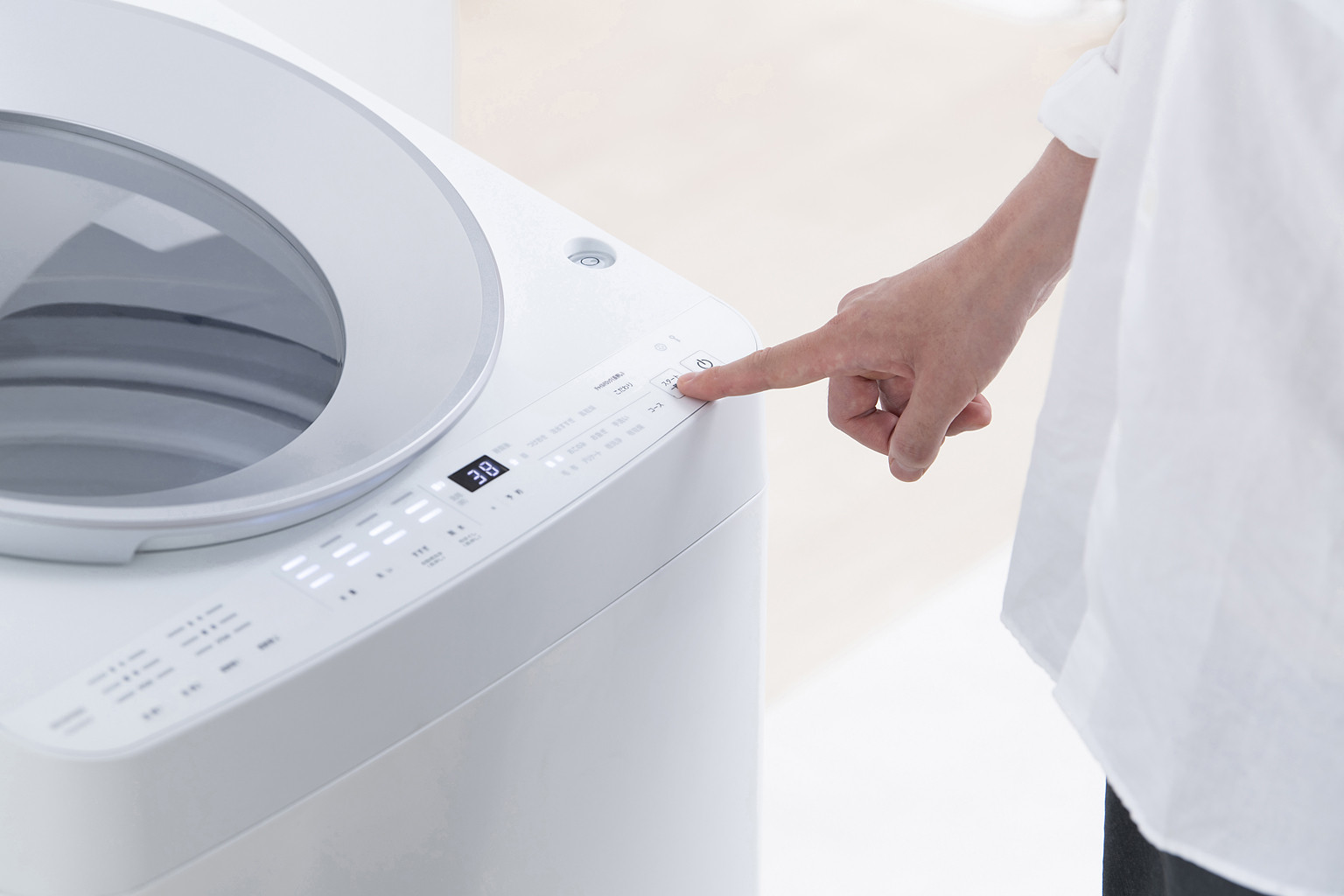 洗濯機 全自動電気洗濯機 10kg TCW-100A02-W ホワイト