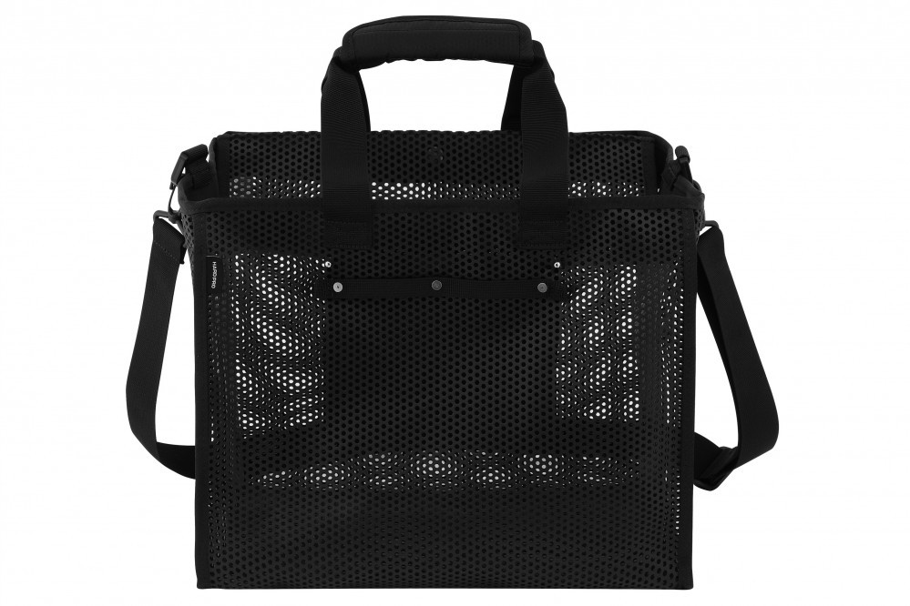 メッシュツールバッグ ボックスタイプ TLB-B38 ブラック