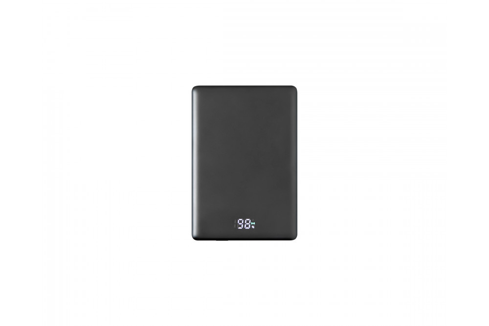 薄型モバイルバッテリー5000mAh　TW-A05020-B　ブラック