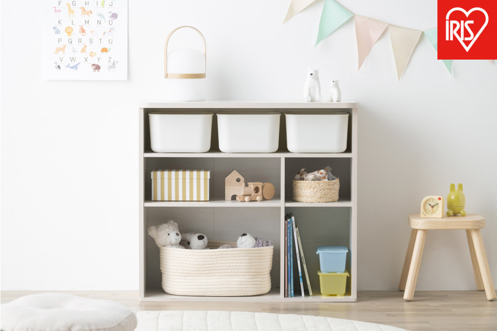 収納棚 ラウンドシェルフ RUSR-74S ホワイト