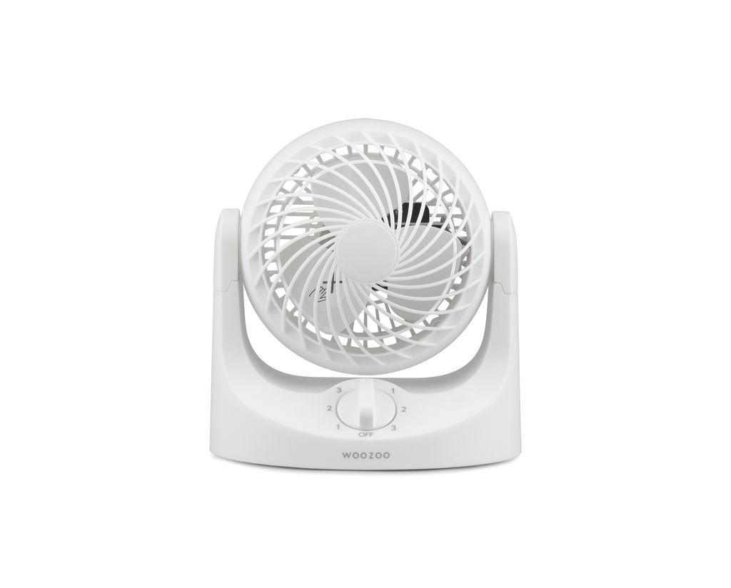 サーキュレーター 卓上扇マカロンミニ固定式 TAF-MKM10N-W ホワイト