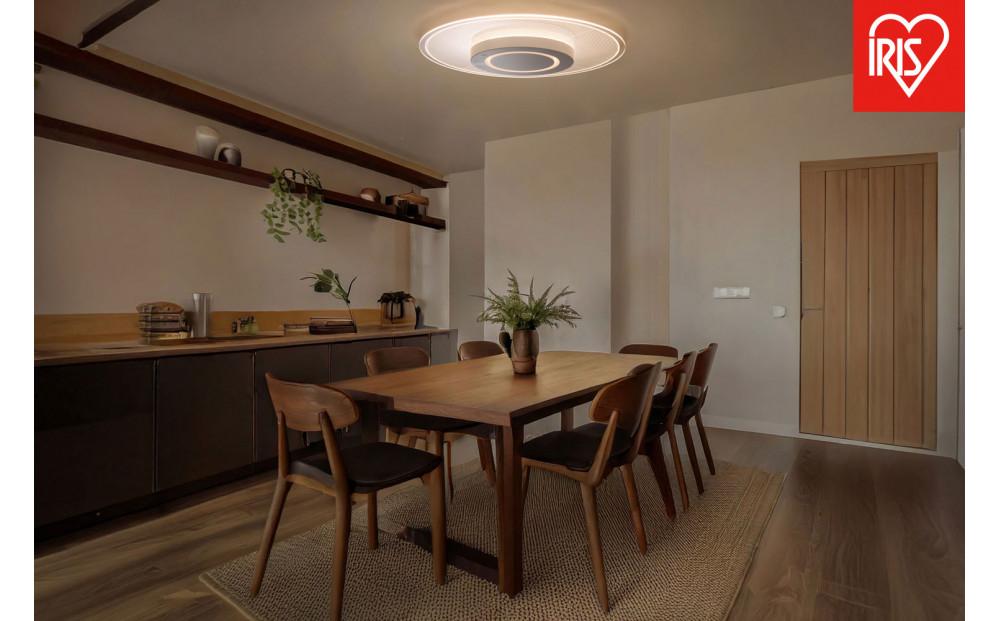 照明 LEDシーリングライト パネルライト　調光調色　12畳 CEA-A12DLP-S