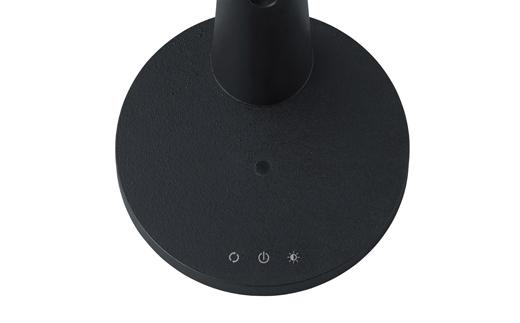 LEDデスクライトQi充電シリーズ平置きタイプ調光調色　LDL-QF02DL-B　ブラック 新生活 一人暮らし ひとり暮らし 就職祝い 進学祝い 合格祝い