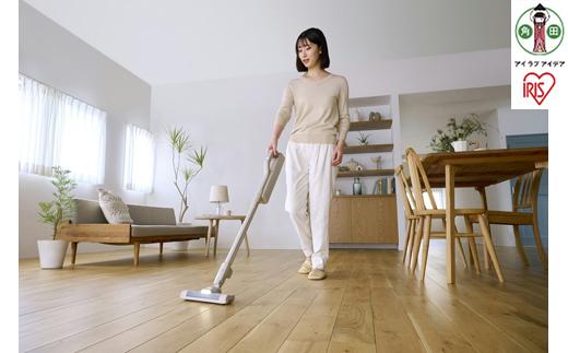 【ふるさと納税】【TVで紹介されました！】 掃除機 充電式紙パックスティッククリーナー  MagiCaleena マジカリーナ アイリスオーヤマ グレージュ クリーナー コードレス 軽量 家電 コードレス おすすめ 人気 アイリス SBD-201P-HC