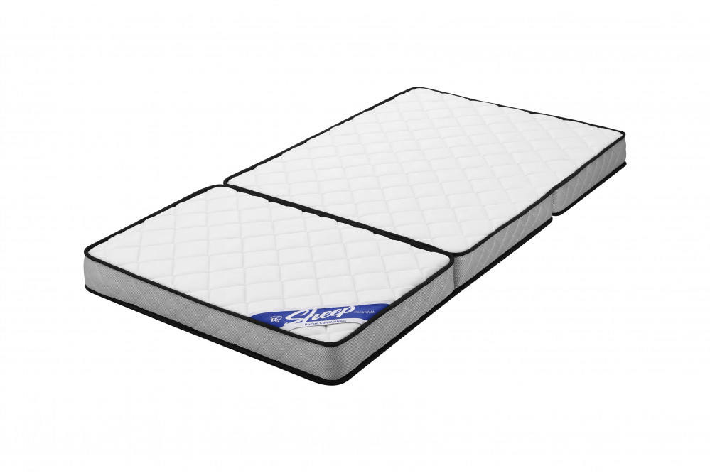 三つ折りポケットコイルマットレス １１ｃｍ PMTS11HR-3S ホワイト