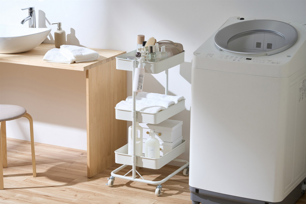 キッチンワゴン KWG-HAR ホワイト