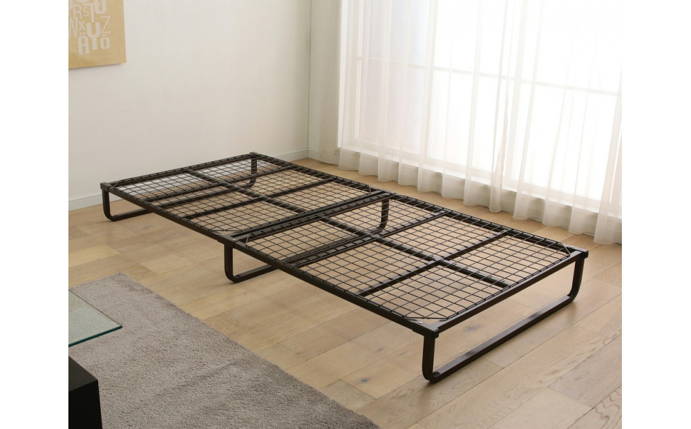 ベッド  フレームベッド パイプ アイリスオーヤマ 通気性 新生活 一人暮らし 収納 FMB-S ブラウン