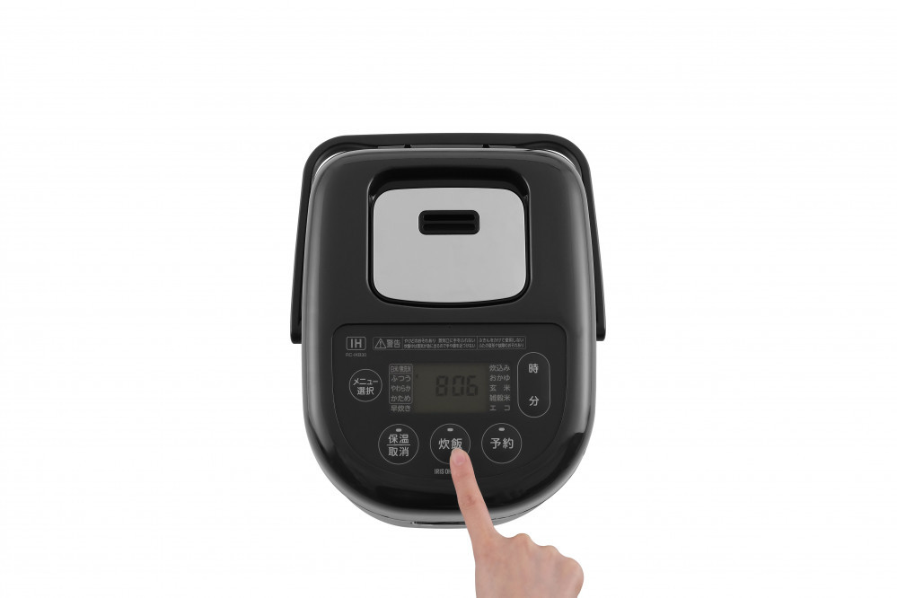 IHジャー炊飯器 3合 RC-IKB30-B ブラック