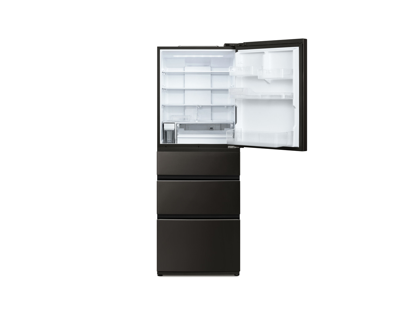 冷蔵庫 冷凍冷蔵庫 428L アイリスオーヤマ グレー 奥行スリム 自動霜取り 冷凍庫 右開き 幅65 大容量 冷蔵 冷凍 冷蔵保存 冷凍保存 家電 電化製品 使いやすい 便利 おすすめ 人気 アイリス  IRSN-SX43A-H ノーブルグレー（４ドア）