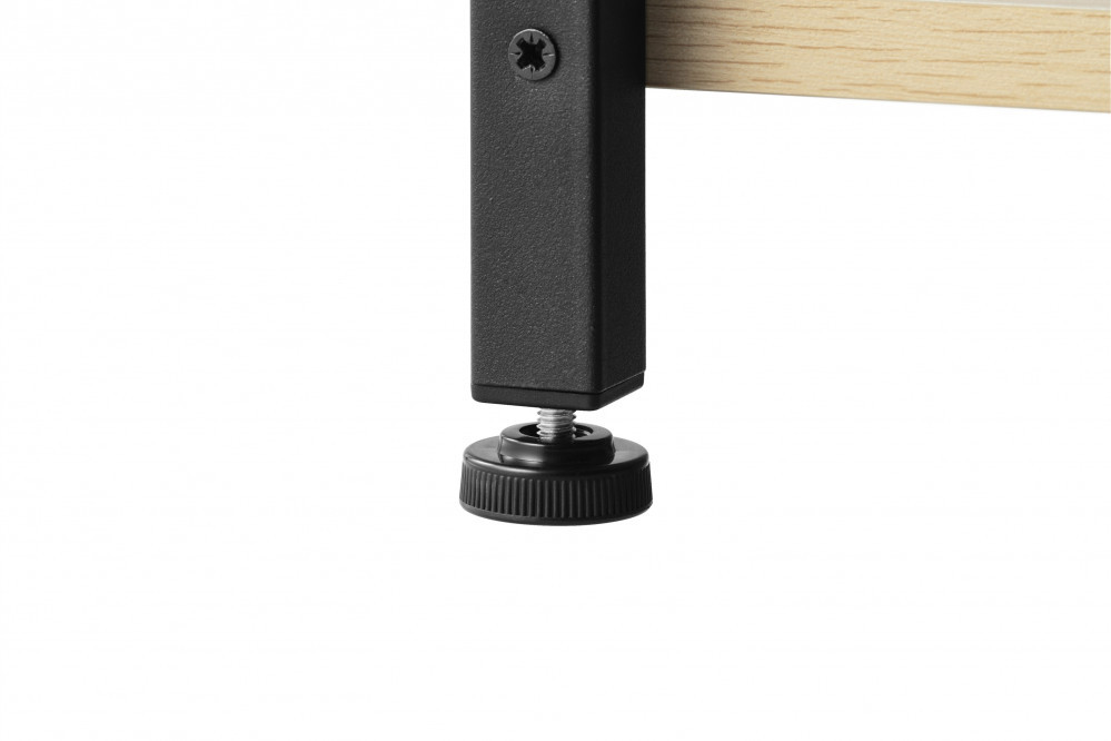 ラック付きデスク RDK-1042R ナチュラル/ブラック