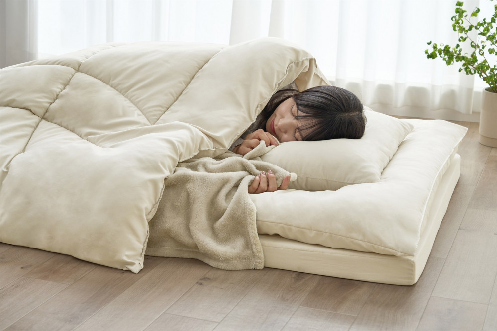 こだわりマットレス付き布団１０点セット KFS-KM10S グレージュ