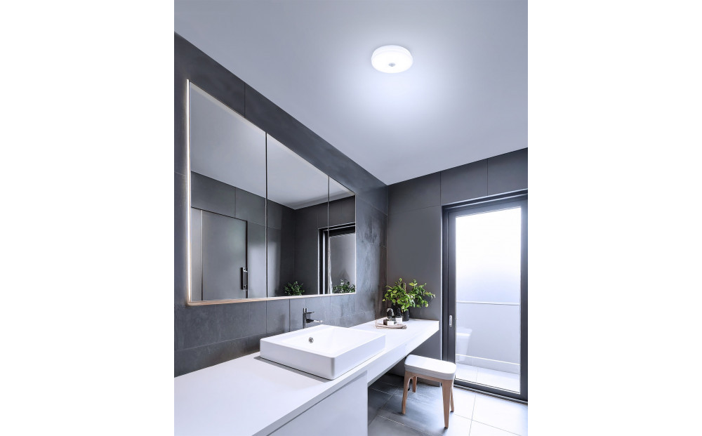 LED小型シーリングライト 人感センサー付 　昼光色 SCL12D-MS-U2