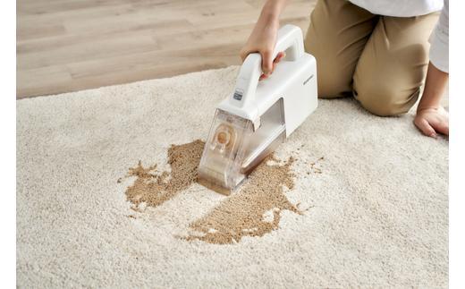 【ふるさと納税】【CMで放送中！】 クリーナー ハンディクリーナー アイリスオーヤマ ホワイト リンサークリーナー ハンディ カーペット洗浄機 家庭用 車内洗浄 車 シート掃除機 カーペットクリーナー 車内 おすすめ 人気 アイリス RNS-B200D-HW