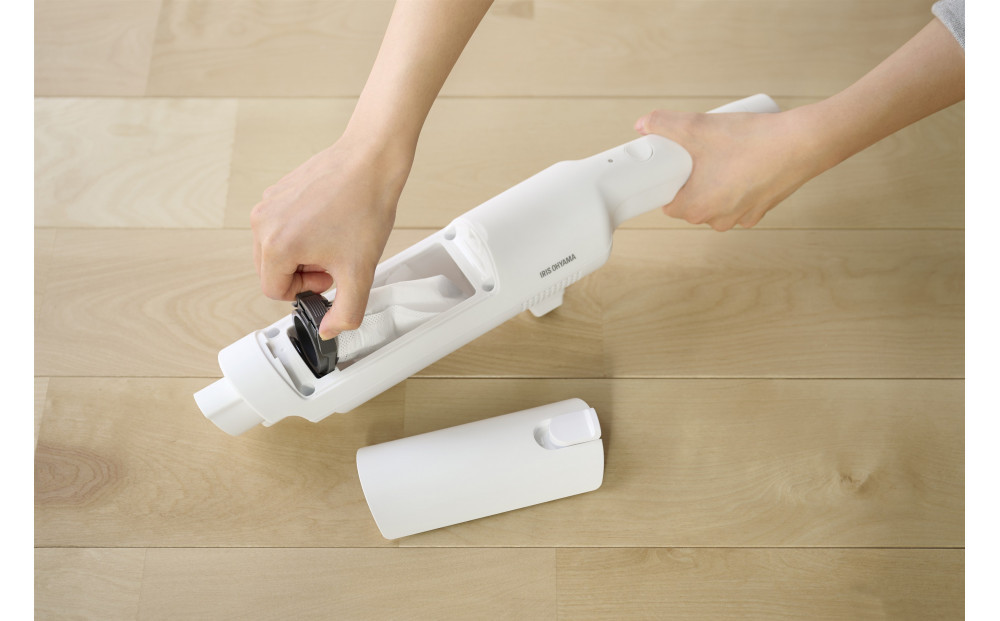 充電式紙パックスティッククリーナー HBD-41-W ホワイト