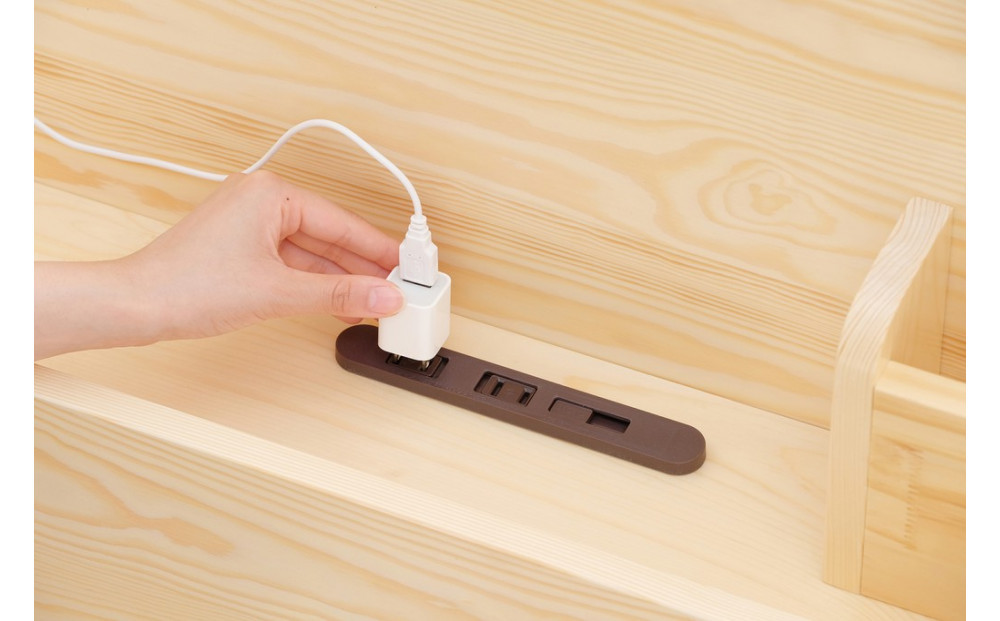 ベッド  宮付き高耐荷重すのこベッド HWBM-SD ナチュラル