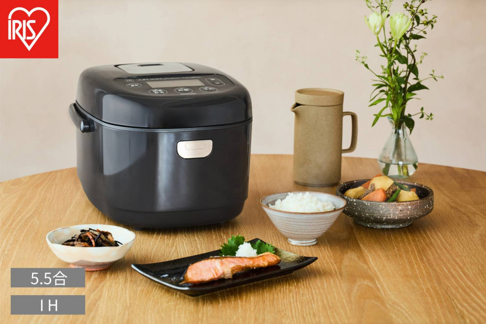 IHジャー炊飯器 5.5合 RC-IKB50-B ブラック