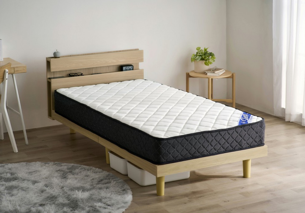 マットレス シングル ポケットコイル マットレス かため 硬め 21cm アイリスオーヤマ 体圧分散 ギフト 防ダニ 防臭 抗菌 弾力 通気性 清潔 耐久性 PMTS21H-S 新生活 一人暮らし ひとり暮らし 就職祝い 進学祝い 合格祝い 家具 インテリア 