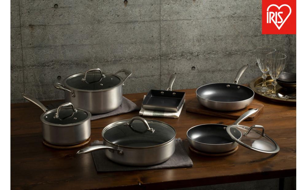 フライパンセット ダイヤモンドグレイス　１０点セット　DG-SE10　シルバー