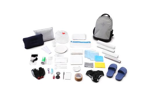 防災リュックセット 33点 BRS-33 グレー