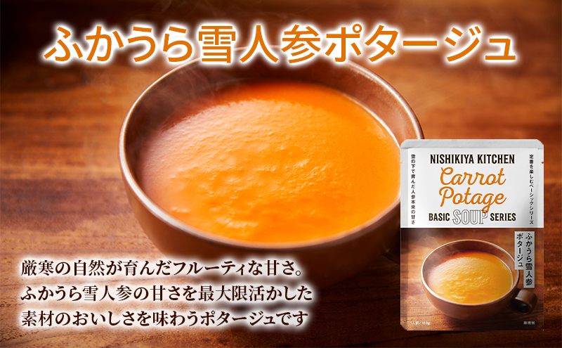 【ギフト包装対応返礼品】NISHIKIYA KITCHEN からだ想いカレースープ6食セット インスタント 詰め合わせ レンジ 調理 レトルト食品 スープ 惣菜 保存食 災害 防災 備蓄 長期保存 常温 常温保存