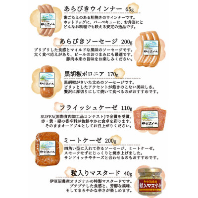 【伊豆沼ハム】ソーセージ彩りセット【配送不可地域：離島】【1045101】