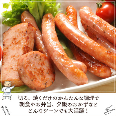 【伊豆沼ハム】ソーセージ彩りセット【配送不可地域：離島】【1045101】