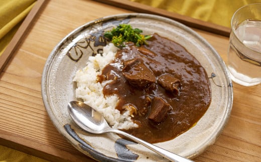 カレー　大きめ牛タンがゴロゴロ入った　牛たんカレー（箱パッケージ入り6個）レトルトカレー　常温保存　宮城県　東松島市　ローリングストック　ご当地カレー