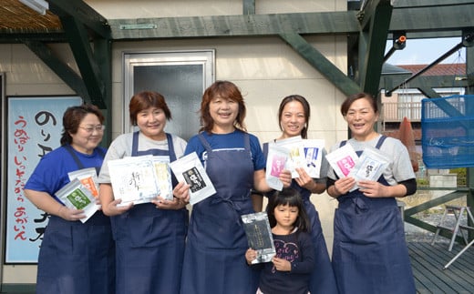 潮匠 朝食セット（八つ切り焼きのり、半切り焼きのり、味付けのり、海苔ドレッシング） 海苔 ノリ 宮城県産 F