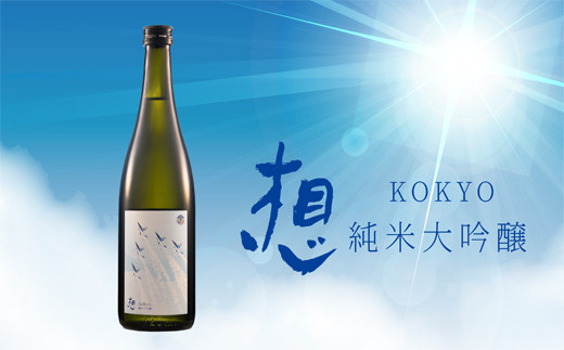 【4】宮城の地酒 720ml 2本セット《想～kokyo～・浦霞 純米辛口》 飲み比べ 純米大吟醸 お酒 辛口 佐浦 新澤醸造店 蔵の華 100％使用 四合瓶 宮城県 東松島市 オンラインワンストップ 対応 自治体マイページ