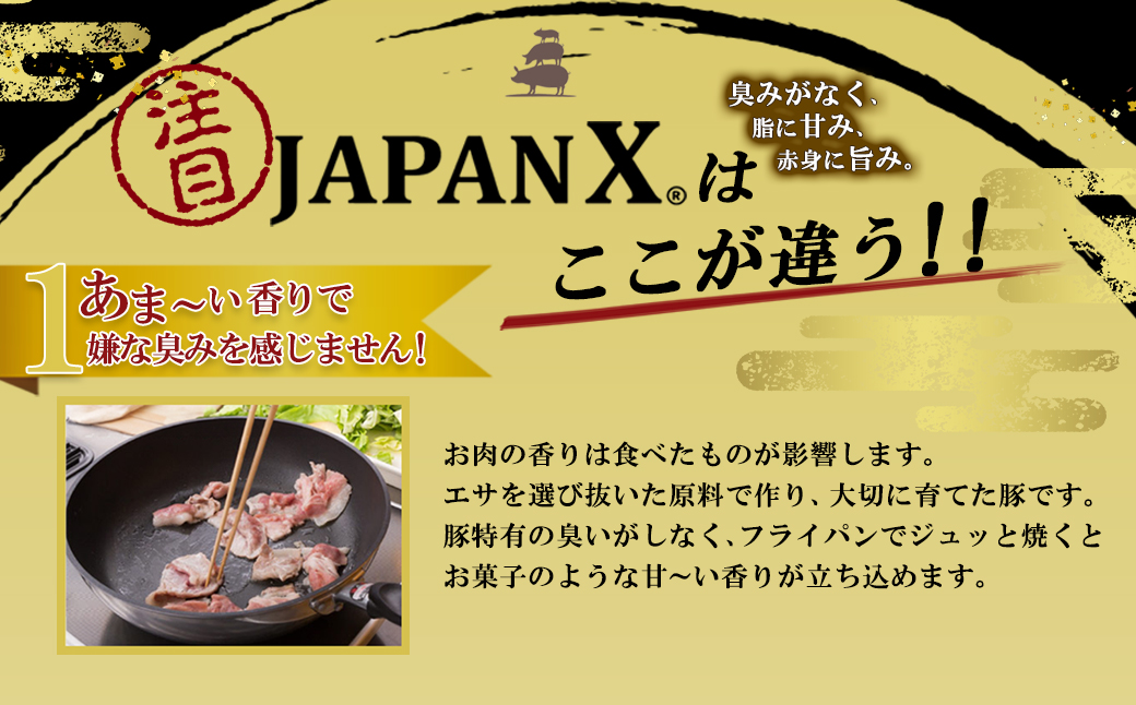 JAPAN X 豚小間切り落とし/計1.8kg　【04301-1032】 豚肉 豚 ブランド豚 小分け 豚こま 豚小間 切落し ジャパンエックス 蔵王 人気