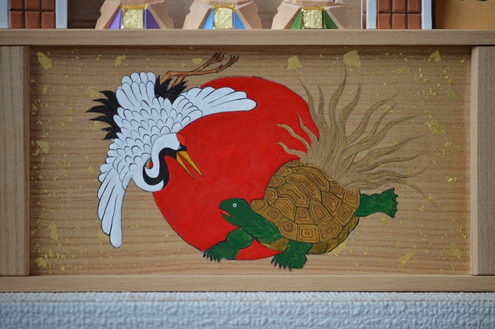 蔵王一刀彫 『段雛』（38×27×23cm）