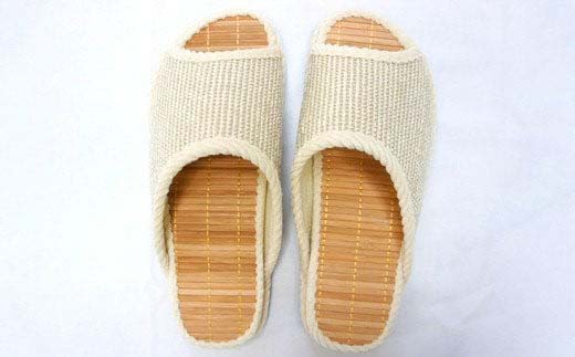 Ｄ型セノーテモールスリッパ　ベージュ　＜紳士用Lサイズ（約27.5cmまで）＞　【04301-0363】