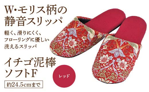 いちご泥棒ソフトF（約24.5cmまで） レッド　【04301-0590-5】
